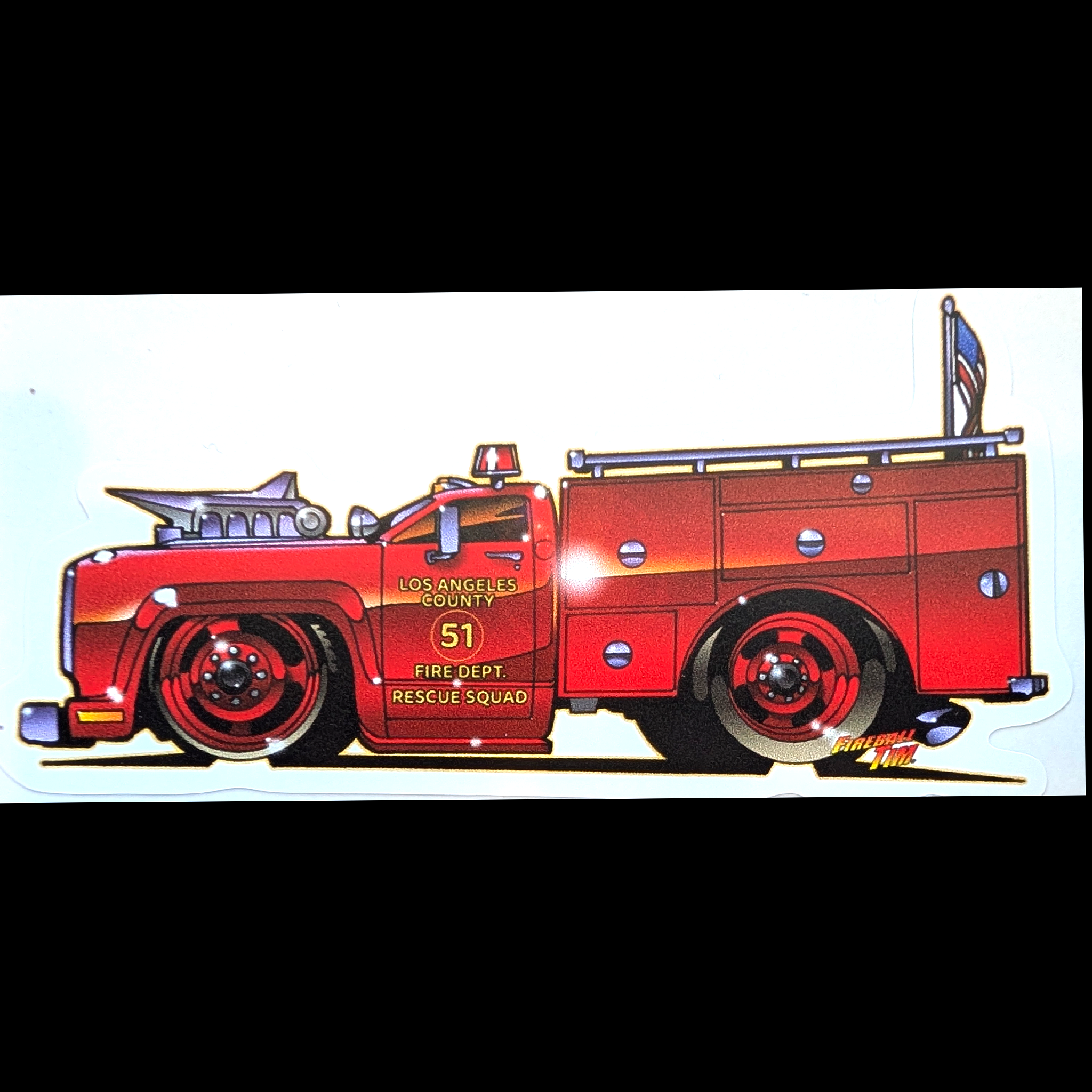 Fireball Squad 51 Sticker